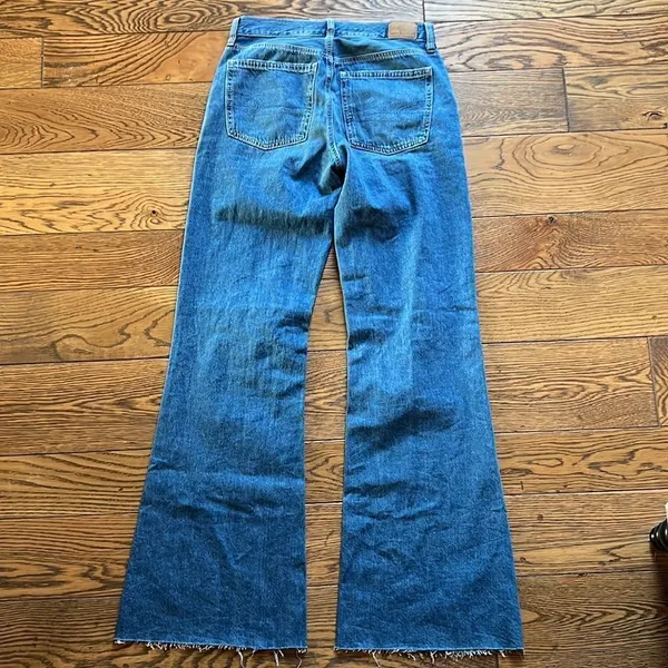 American Eagle High Rise flare jeans Size 2‎ long C16 - Image 6