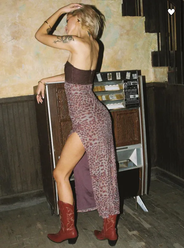 Princess Polly Raidein Strapless Maxi Dress Leopard - Image 2