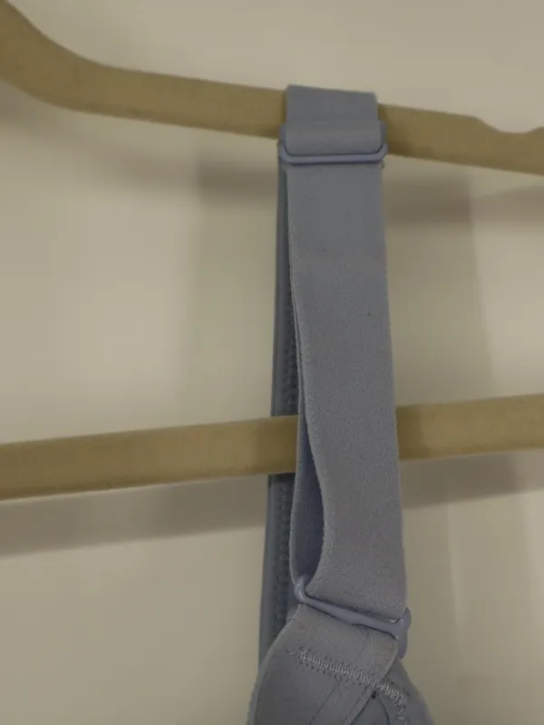lululemon Run Times Bra 40D High Support Blue Perforated Sports Running Wireless - Image 15