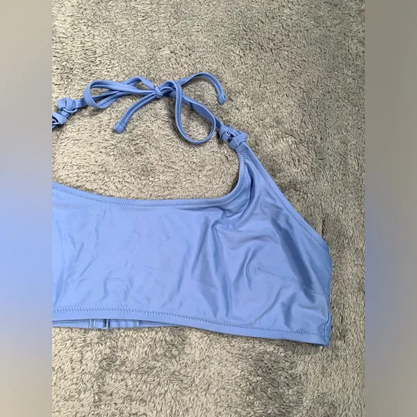 Aerie Blue Women's Swim Top scoop XXL - Image 3