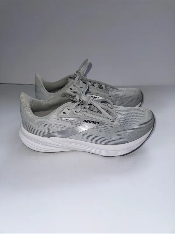 Brooks ghost women’s Light Gray Athletic Running Shoes - Image 3