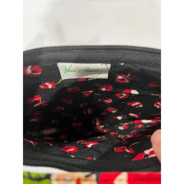 Vera Bradley Floral Quilted Hobo Bag Purse Zip‎ Top Colorful - Image 6