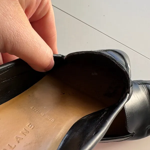 Everlane The Modern Loafer Womens 8.5 Black Italian Leather Slip On‎ Flat Shoes - Image 7