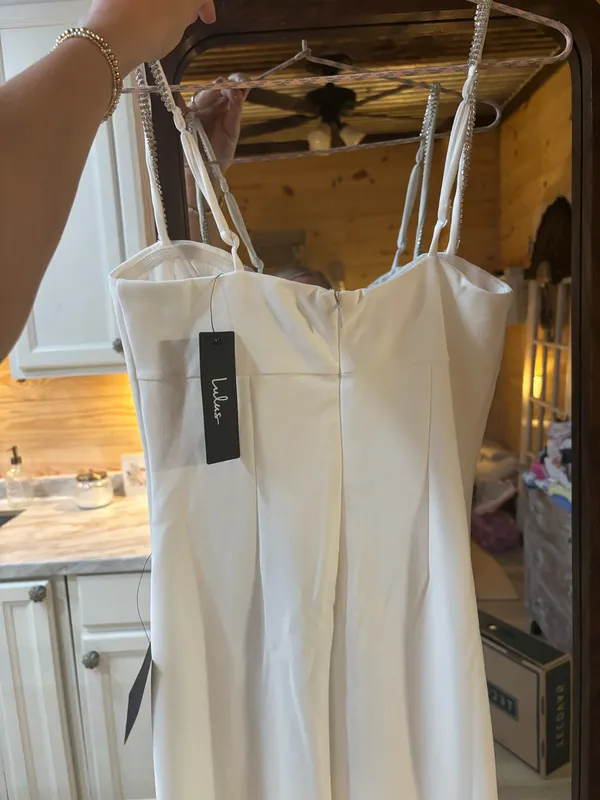 Lulus white midi dress - Image 9