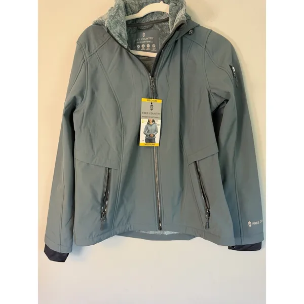 Free Country Women's Softshell Green Jacket Sz M NWT - Image 3
