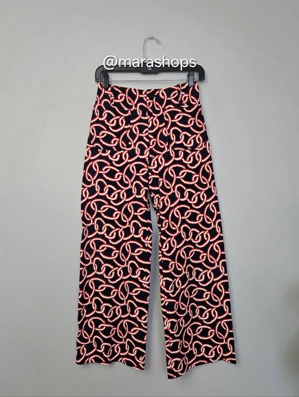 Anthropologie Maeve The Colette Cropped Wide Leg Ponte Pants - Image 4