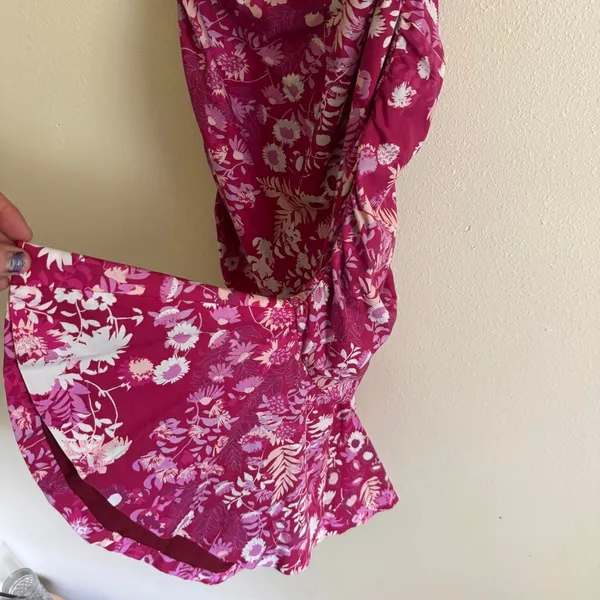 Sachin & Babi x Dillards Ellen pink magenta floral cotton ruffle sheath dress 4 - Image 5