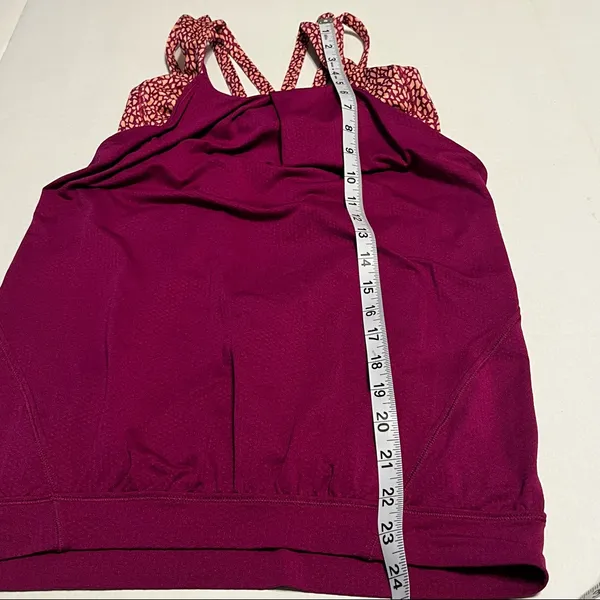 Lululemon‎ Athletica Nouveau Limits Tank Top Womens Size 4 Regal Plum Athletic - Image 5