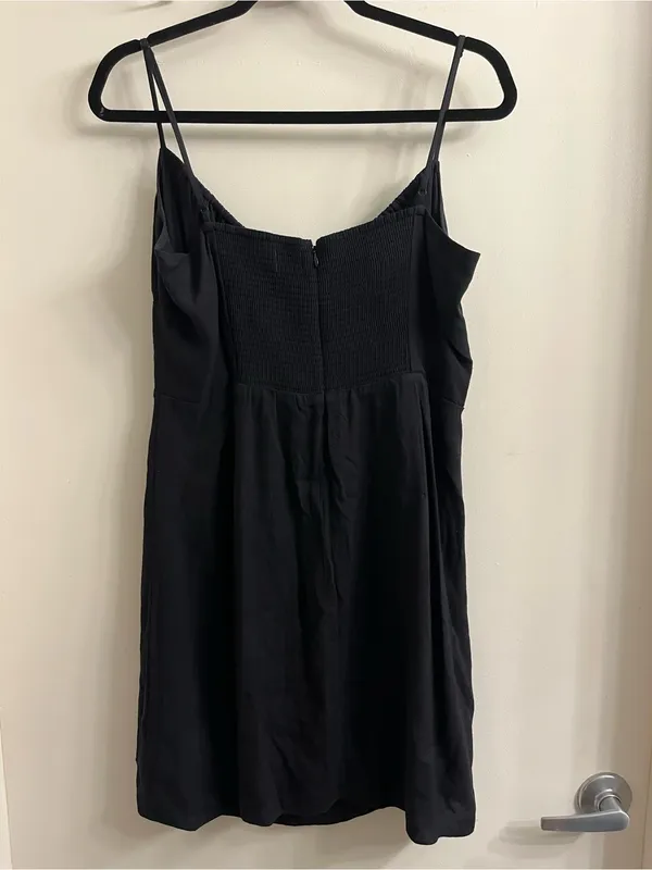 Aritzia Sunday Best Delilah Mini Dress Black Size Large - Image 6
