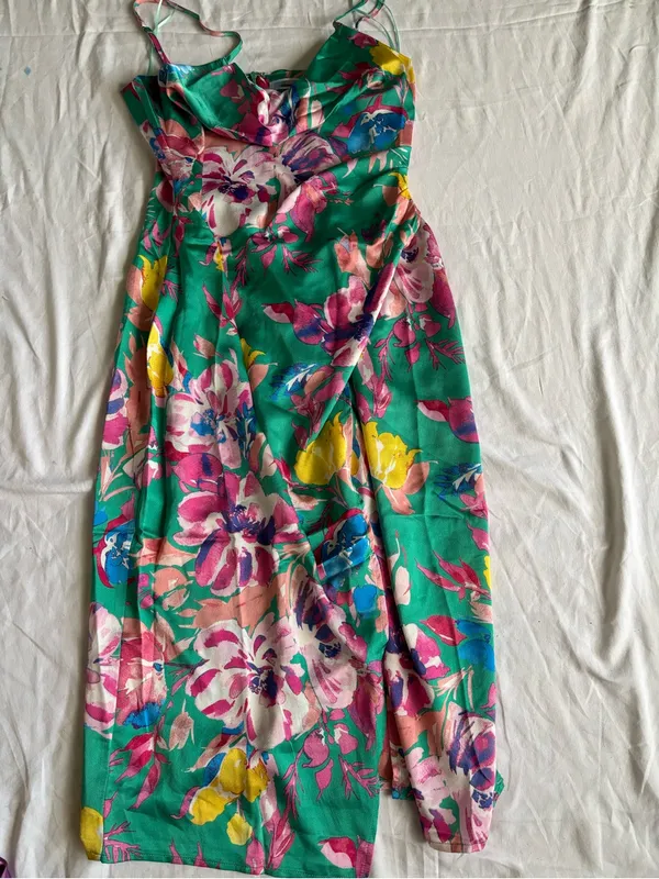 Vero Moda Floral Midi Dress Size Large NWT - Image 5
