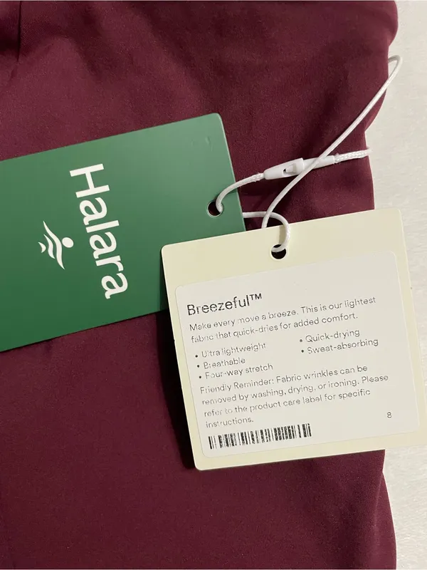 Halara Breezeful Backless, Side Zipper Sleeveless Wide Leg Jumpsuit Deep Plum L - Image 12