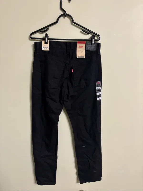 Levi’s Middy Straight Jeans Black Size 28x30 New Womens Classic Mid Rise - Image 2