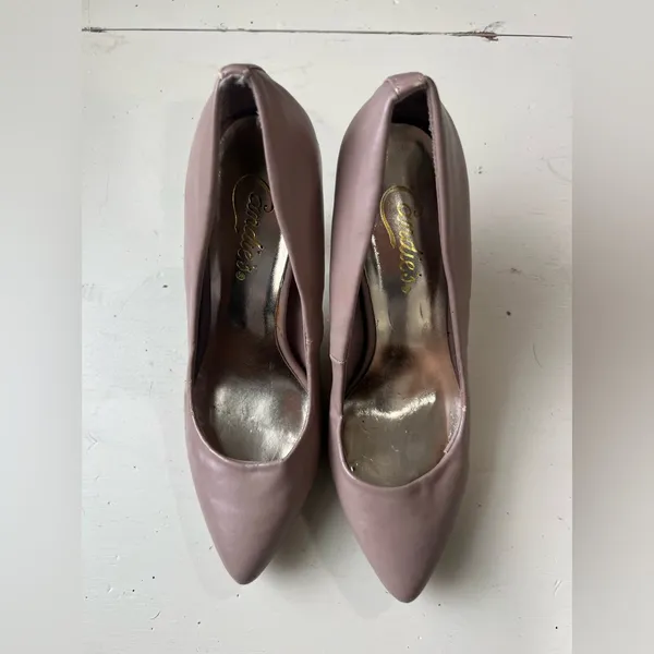 Kohl's Chic Nude Heels Pink Size 7.5 - Image 2