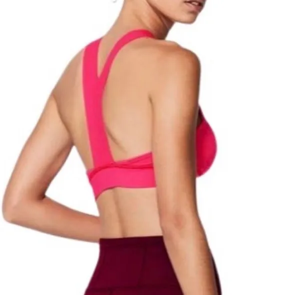 Lululemon Fast & Free Bra (Nulux) Razzle Size 6 Sports Bra - Image 14
