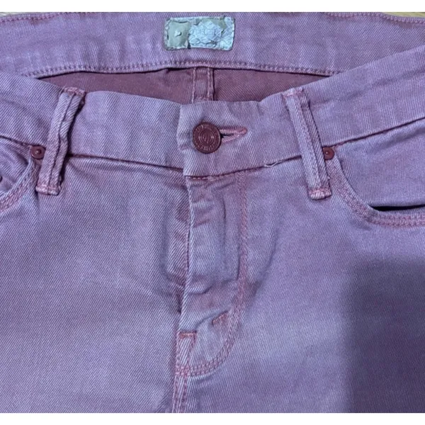 MOTHER The Looker Pop! Skinny Jeans Pink Size 26 - Image 2