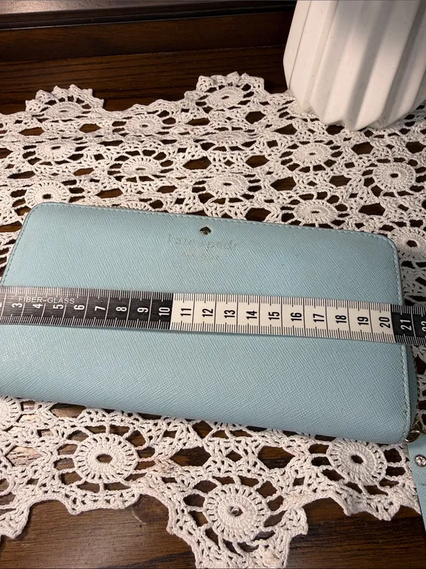kate spade Light Blue Zip Wallet - Image 7