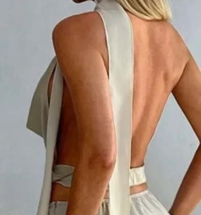 SheIn Cream crop top - Image 2