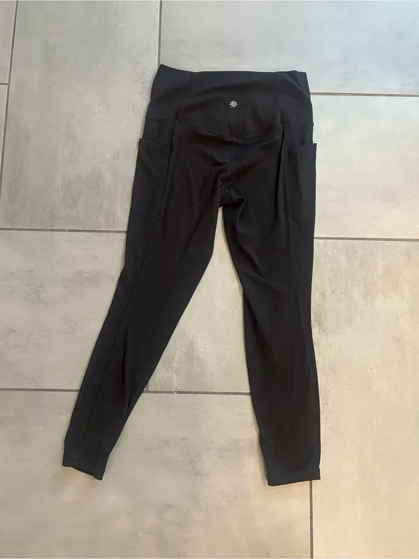 Athleta Salutation Stash High Rise 7/8 Legging — Black - Image 3
