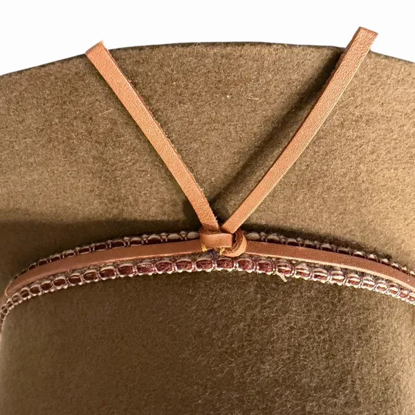 Anna & Ava Women 100%‎ Wool Fedora Hat Brown Western Rancher Wide Brim Boho Fall - Image 6
