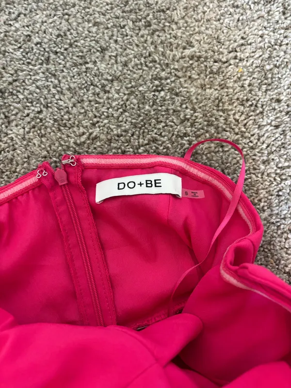 DO+BE Ruffle Top Pink - Image 3