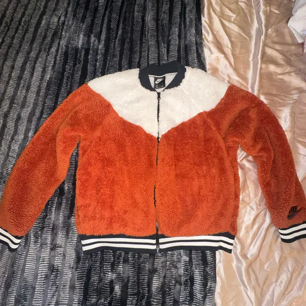 Nike Fuzzy Bomber Sweater - Image 5