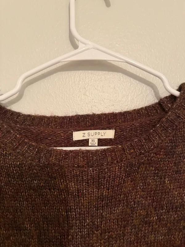 Z Supply Sweater Brown - Image 4