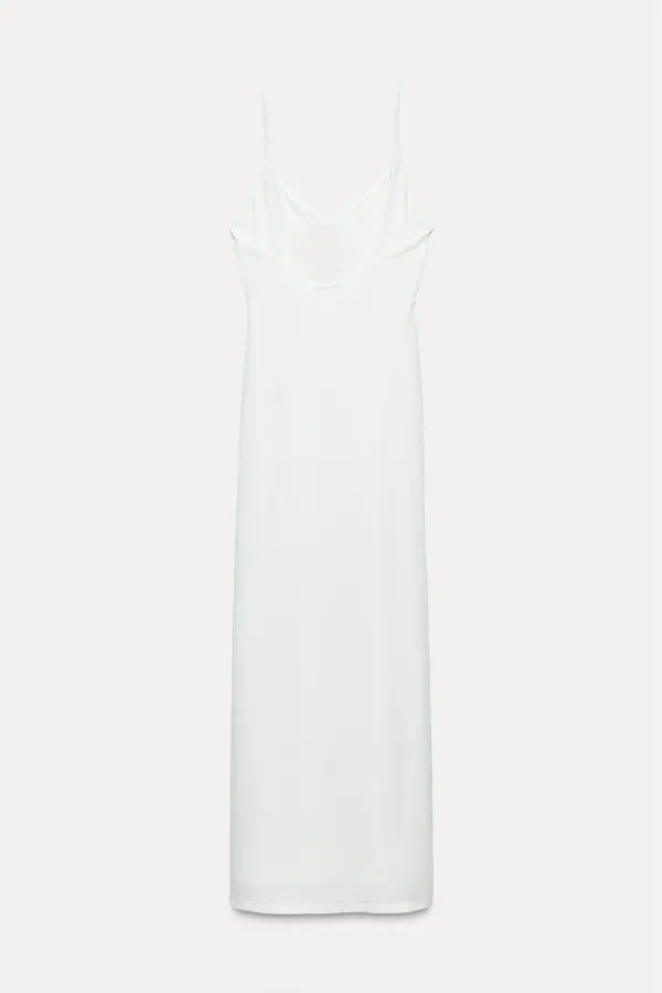 Zara Floral Maxi Dress strappy bodycon fitted bohemian summer vacation casual - Image 11