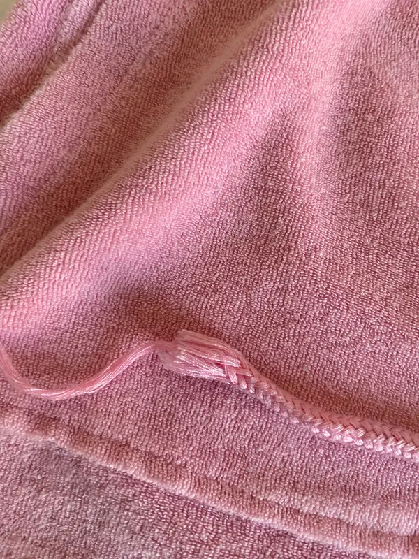 ZARA Pink Terry Cloth Shorts - Image 3