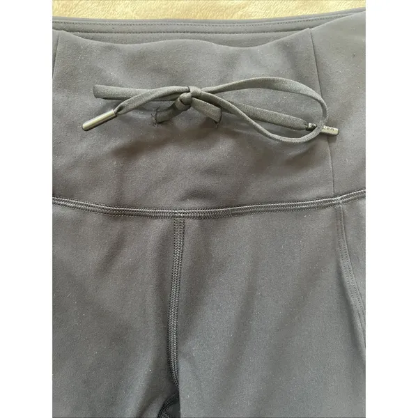 Spyder Active Women's Small Black‎ High Rise Drawstring Pocket Leggings - Image 4