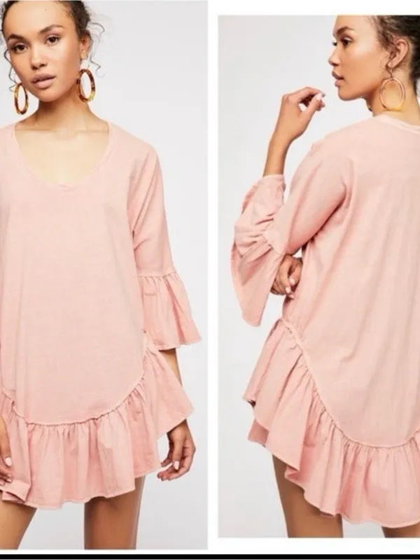 Free People Coral V-Neck Tunic - Image 2