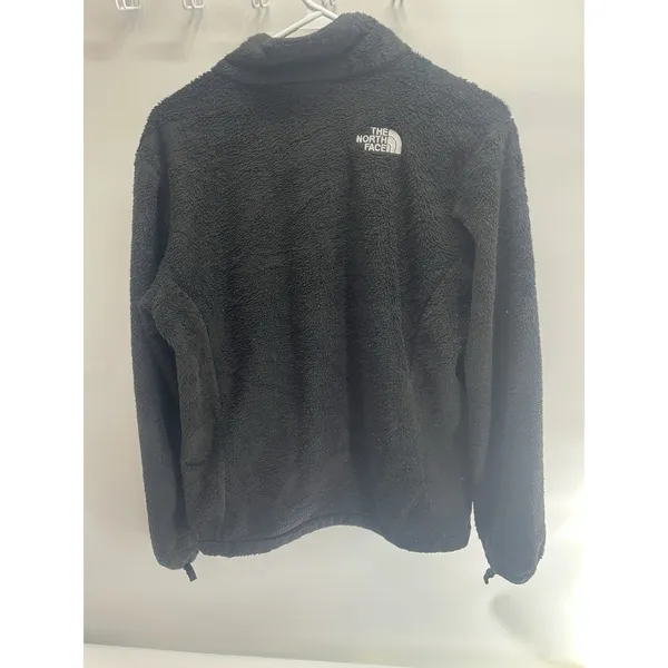 The North Face Jacket Womens Medium M Black Fleece Full Zip Hiking Preppy Osito - Image 4