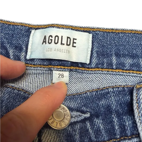✨ AGOLDE Classic Straight Leg Denim‎ Jeans Sz 28 ✨ - Image 4