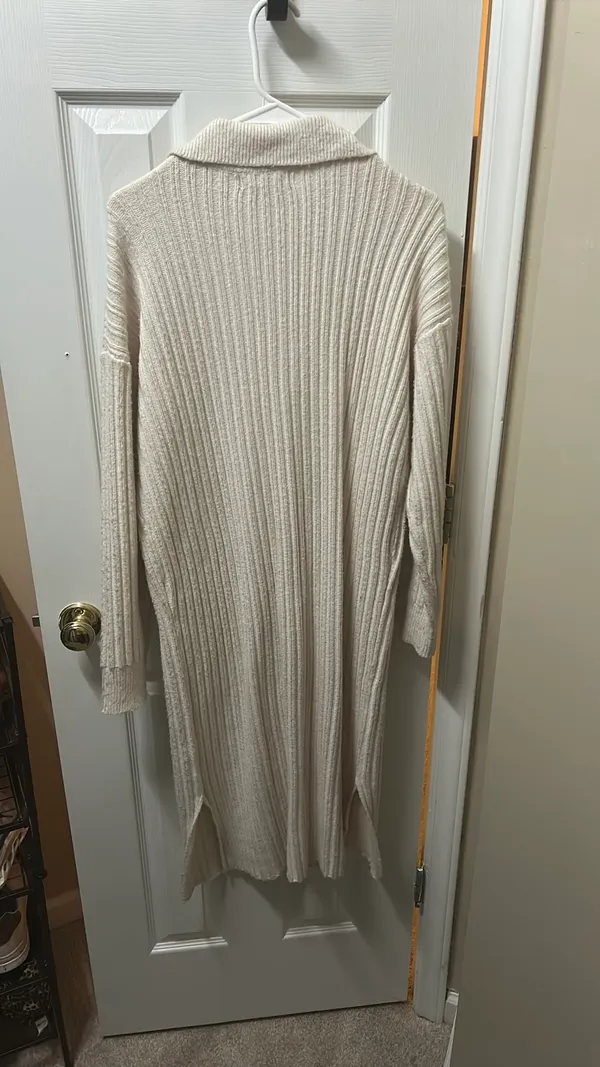 Cream Sweater dress - Image 2