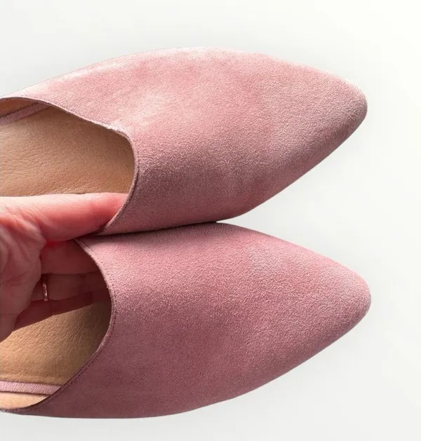 Madewell The Remi Mule in Pink Suede - Image 3