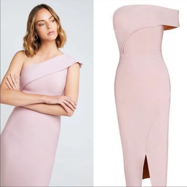 NEW Few Moda London‎ Bandage Dress Pale Pink Medium - Image 2