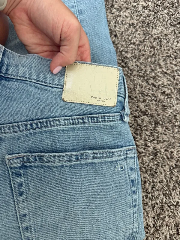 Rag and Bone wide leg cuffed jeans - Image 5