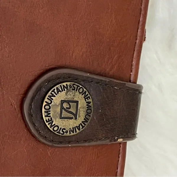 Stone Mountain Leather Wallet Brown Larger Size - Image 6