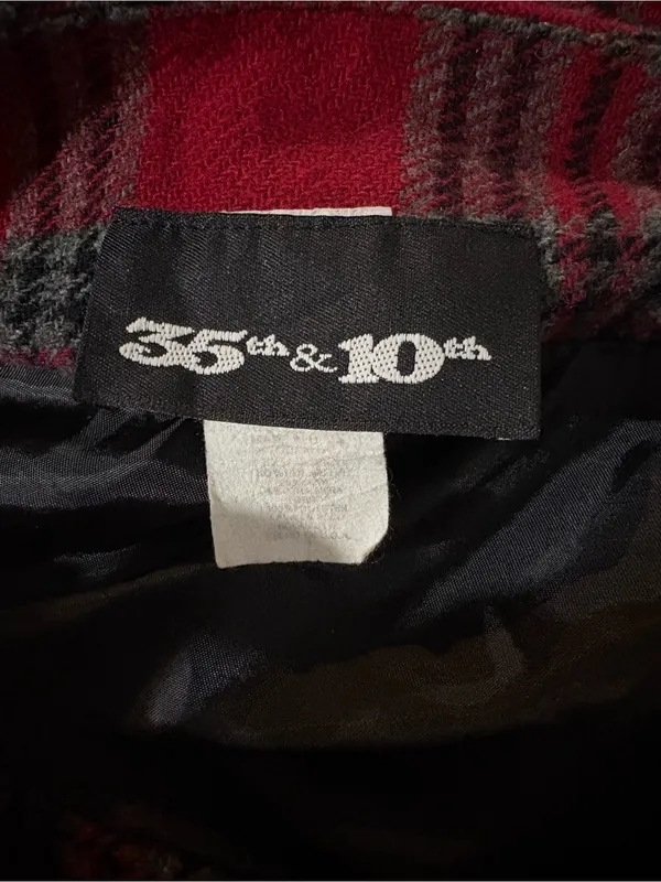 35th & 10th Vintage Wool Blend Plaid Mini Skirt | Size: XS - Image 4