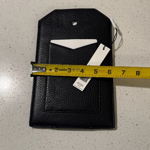 Marc Jacobs Black NWT Leather Sleeve Pouch‎ Travel Organizer Women OS - Image 4