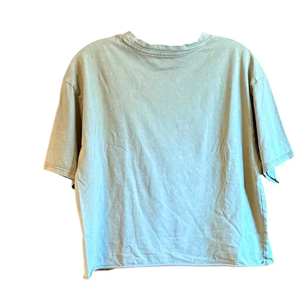 Organic Generation Size Large Cowgirl Giddy Up‎ Green T-Shirt Graphic Crop - Image 5