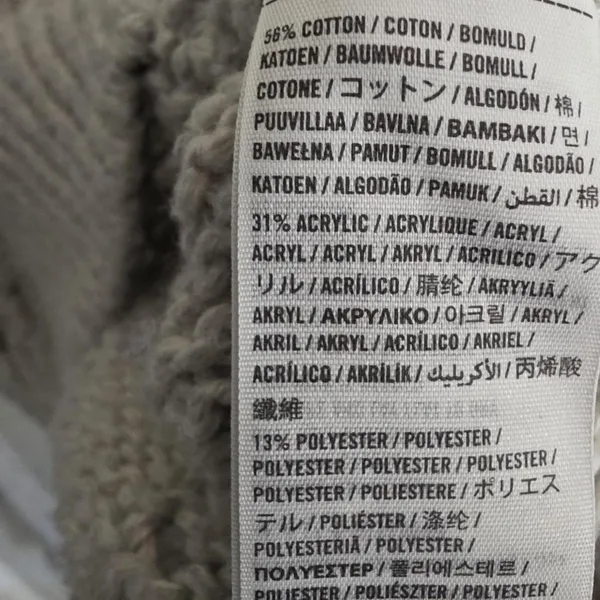 Grey Abercrombie & Fitch Women's Open Cable Knit Sweater Size XS - Image 4
