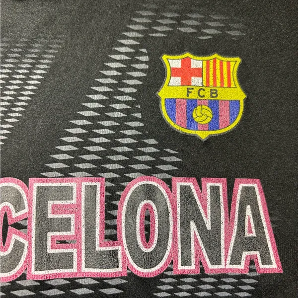 FC Barcelona Black Graphic T-Shirt - Image 4