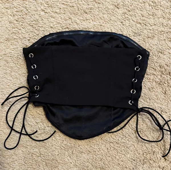 Princess Polly Top Corset Black - Image 2