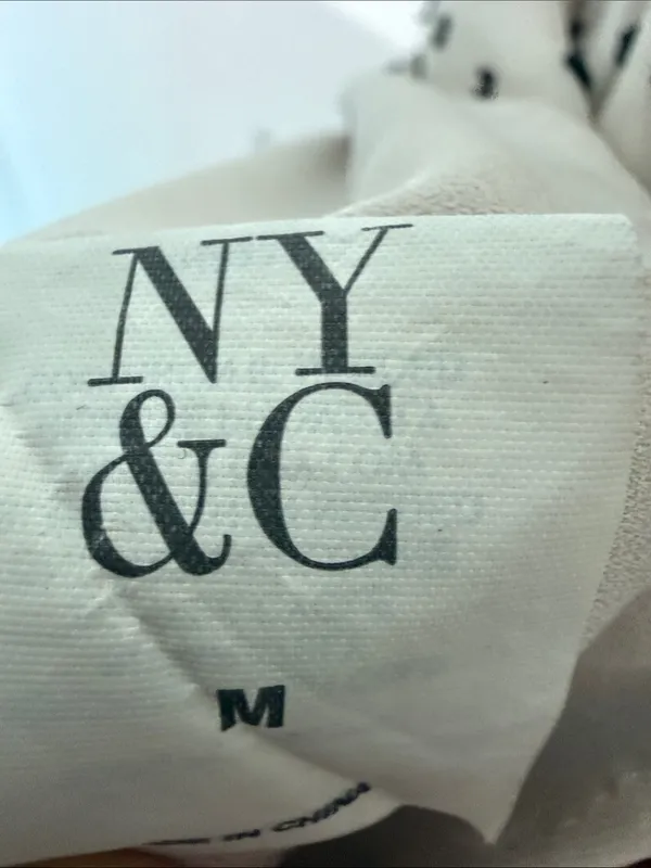 New York & Company Beige Polka Dot Cami Top - Image 6