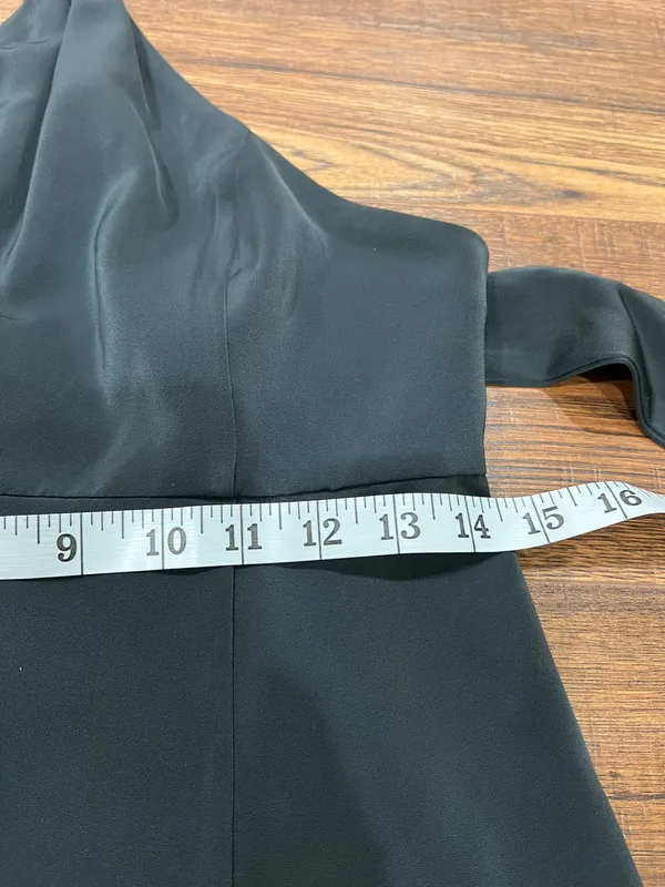 Urban Outfitters Satin Halter Minidress Black Sz S - Image 5