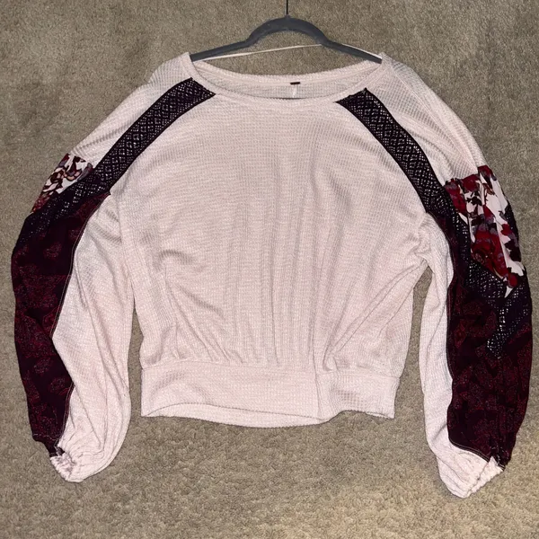 Free People Long Sleeve Balloon blouse - Image 3