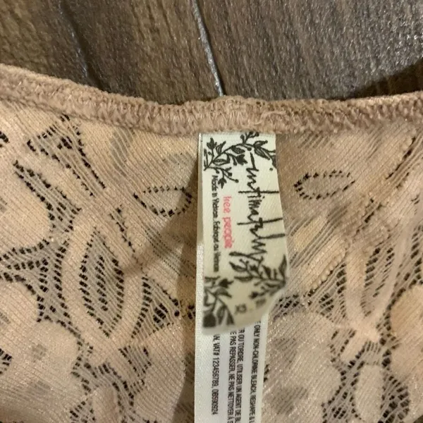 Intimately Free People nude lace racer back XS bralette - Image 3