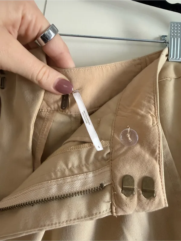Free people barrel tan trousers - Image 3