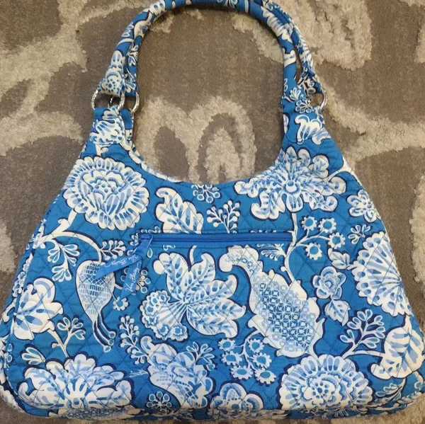 Vera Bradley large hobo blue lagoon purse - Image 2