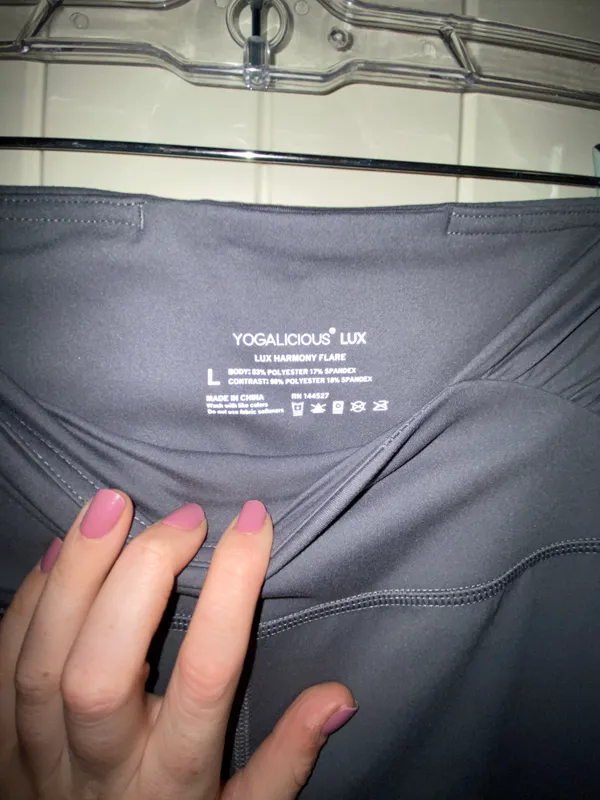 Yogalicious Crossover Flare Leggings  - Image 3